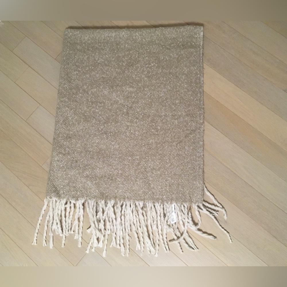 Pottery Barn Hayes faux twill mohair throw